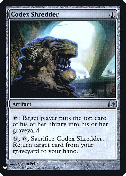 Codex Shredder [Foil]