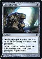 Codex Shredder [Foil]