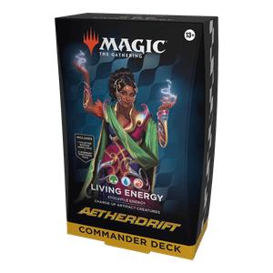Aetherdrift Commander Commander Deck: "Living Energy"