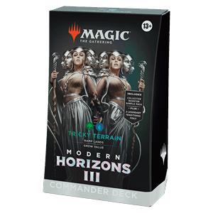 Commander Deck: "Tricky Terrain" (Modern Horizons 3 Commander)